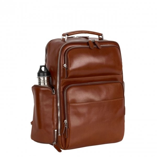 Leonhard Heyden Cambridge Business Backpack cognac backpack