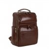 Leonhard Heyden Cambridge Business Backpack red brown backpack
