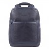 Piquadro Blue Square Fast Check Computer Backpack with iPad 10.5" night blue backpack