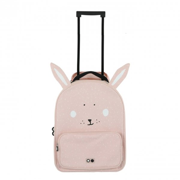 Trixie Mrs. Rabbit Travel Trolley soft pink Zachte koffer
