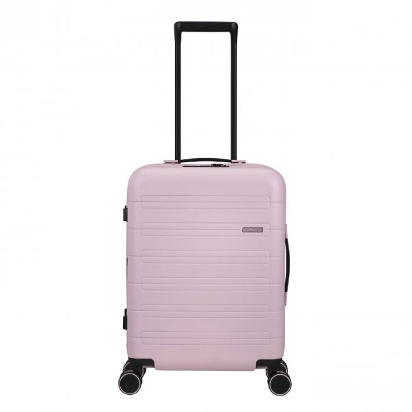 American Tourister Novastream Spinner 55 Exp soft pink Harde Koffer