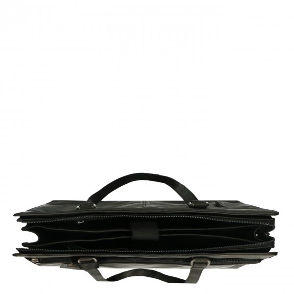 Dimagini Classics 15.6" Leather Businessbag black