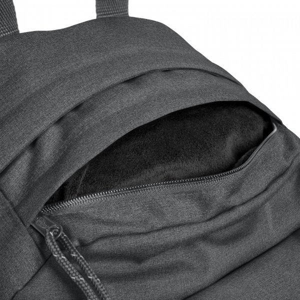 Eastpak Padded Double Rugzak black denim backpack van Polyester