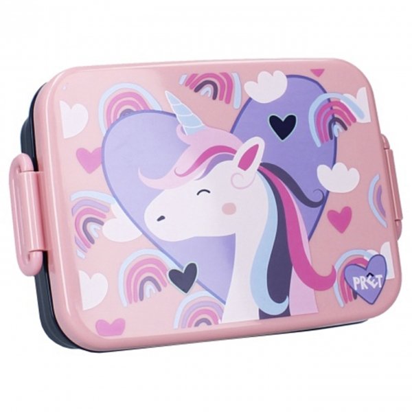 Kidzroom Unicorn Rugzak met Lunchbox/Drinkbeker/Snackbox roze Kindertas van Polyester