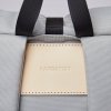 Sandqvist Ilon Backpack multi grey/black with natural leather Laptoprugzak van Polyester