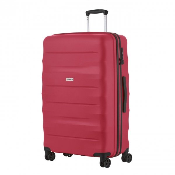 CarryOn Porter Trolley 77 red Harde Koffer