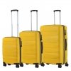 CarryOn Porter Trolleyset 3pcs yellow Harde Koffer