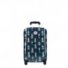 Kidzroom Trolley Suitcase Milky Kiss En Route petrol Harde Koffer
