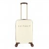 SUITSUIT Fab Seventies Handbagage Trolley 55 cm antique white Harde Koffer