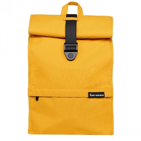 Bold Banana Roll Top Backpack yellow beetle backpack