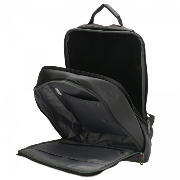 Enrico Benetti Northern Laptop Rugtas 15&apos;&apos; black backpack van Polyester