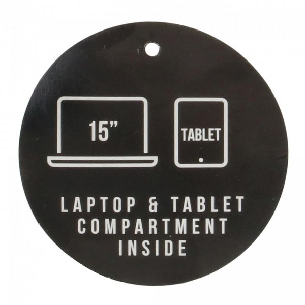 Enrico Benetti Northern Laptop Rugtas 15&apos;&apos; black backpack