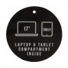 Enrico Benetti Northern Laptop Rugtas 17'' black backpack