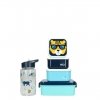 Kidzroom Tiger Set Lunchbox/Drinkbeker/Snackbox blauw Kindertas