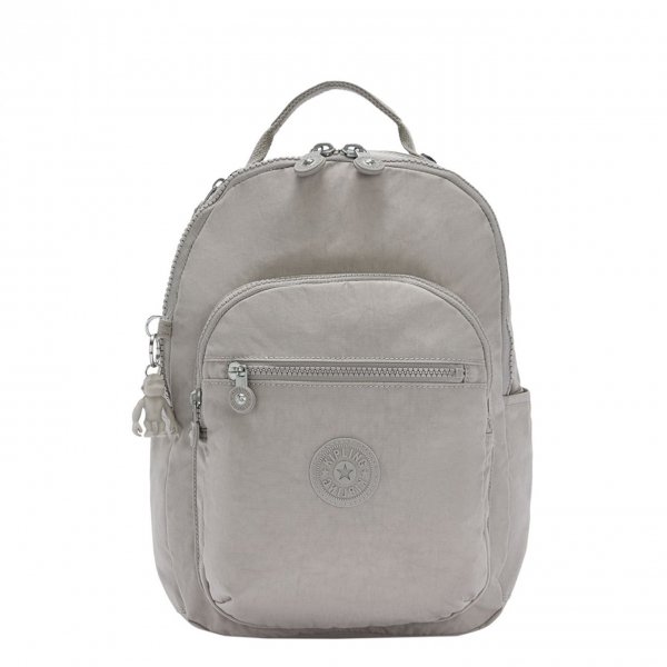 Kipling Seoul Rugzak S grey gris backpack