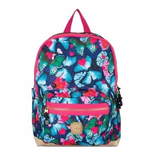 Pick & Pack Beautiful Butterfly Backpack M navy Laptoprugzak