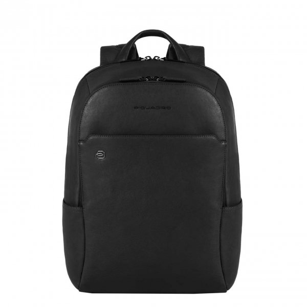 Piquadro Black Square Computer Backpack with iPad Compartment black II backpack