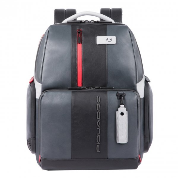 Piquadro Urban Fast-check PC Backpack with iPad Compartment grey-black backpack