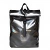 Rains Rolltop Mini holographic steel backpack