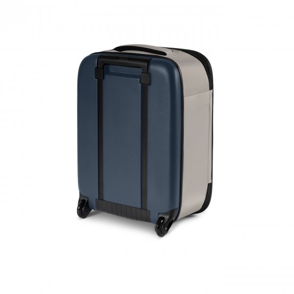Rollink Flex Vega Opvouwbare Handbagage koffer atlantic blue Harde Koffer van Polycarbonaat