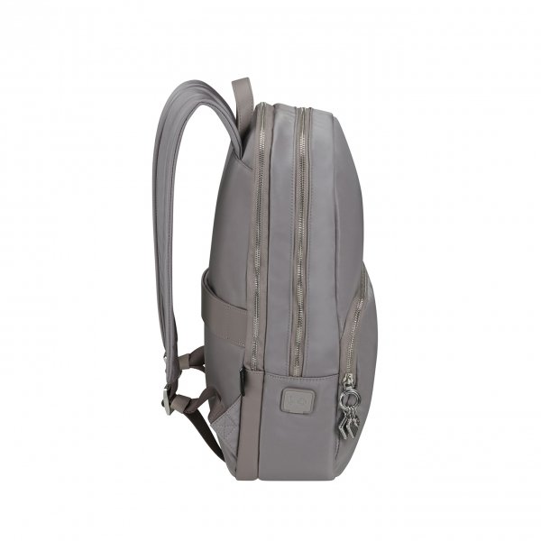 Samsonite Karissa Biz 2.0 Backpack 15.6&apos;&apos; lilac grey backpack van Gerecycled