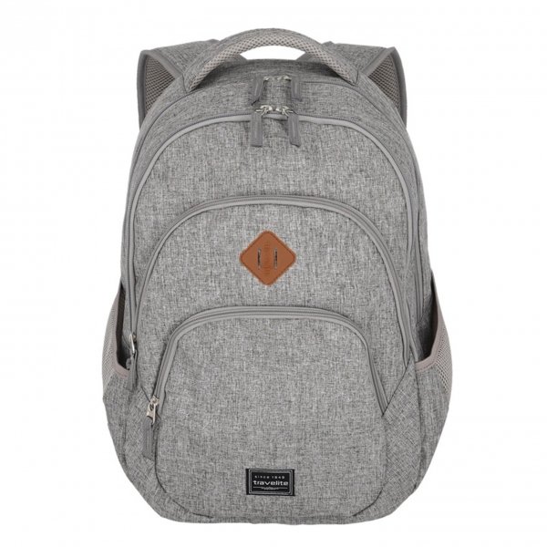 Travelite Basics Backpack Melange light grey backpack