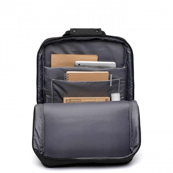 Lefrik Smart Daily 13&apos;&apos; Laptop Backpack black van Gerecycled