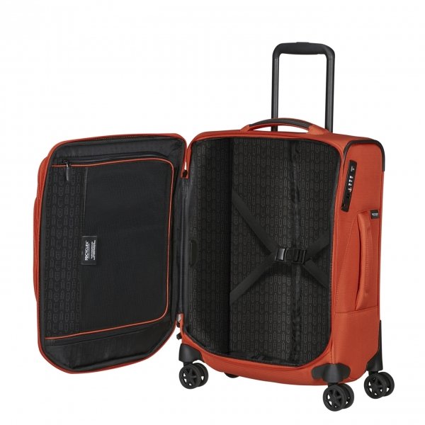 Samsonite Spark SNG Eco Spinner 55/40 maple orange Zachte koffer van Polyester