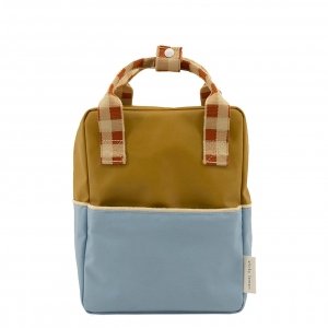Sticky Lemon Colourblocking Backpack Small blueberry willow brown pear green Kindertas