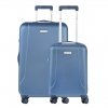 CarryOn Skyhopper 55 + 78 Set cool blue Harde Koffer