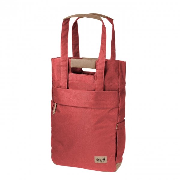 Jack Wolfskin Piccadilly Rugzak Shopper coral red