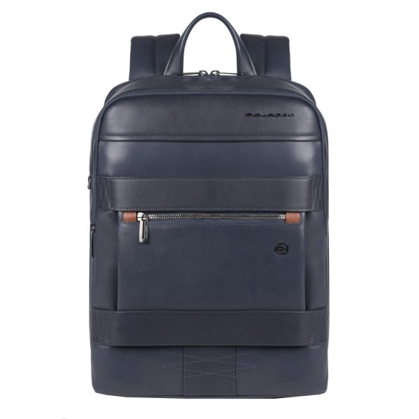 Piquadro Obidos Computer And IPad Backpack Anti-fraud Protection blue