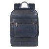 Piquadro Obidos Expandable Slim Computer Backpack With Ipad Compartment blue