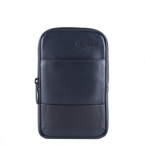 Piquadro Obidos Pocket Crossbody Bag For Smartphone blue