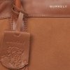 Burkely Soul Sem Handbag M 13.3'' leaf cognac van Leer