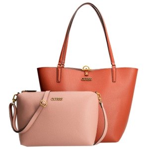 Guess Alby Toggle Tote whiskey/rose Damestas