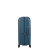 Samsonite Hi-Fi Spinner 55 Exp petrol blue Harde Koffer van Polypropyleen