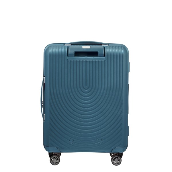 Samsonite Hi-Fi Spinner 55 Exp petrol blue Harde Koffer