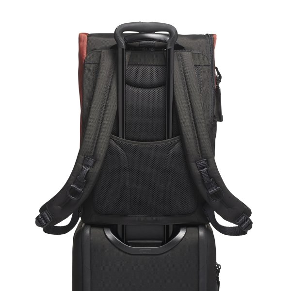 Tumi Alpha Bravo Lance Backpack russet backpack van Nylon