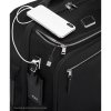 Tumi Voyageur Travel Leger International Carry-On black/silver Zachte koffer van Nylon