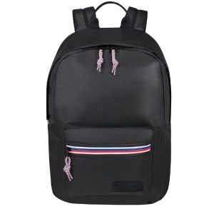 American Tourister Upbeat Pro Backpack Zip Coated black backpack