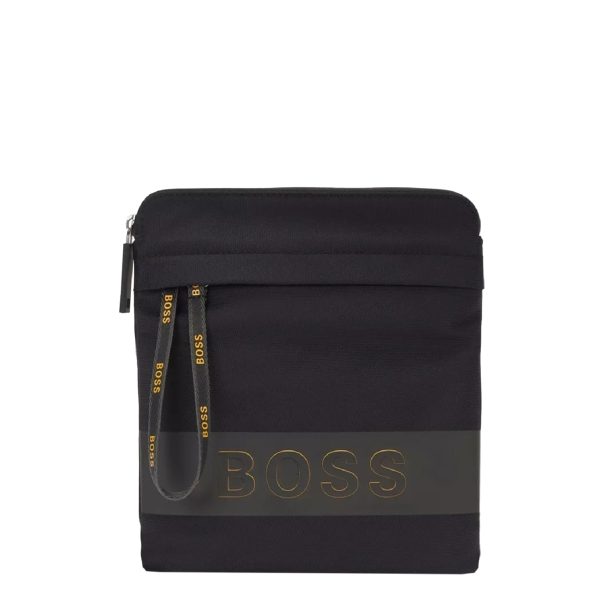 Hugo Boss Magnified Zip Bag black Herentas