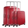 Samsonite S'Cure 4-Delige Kofferset 55/55/69/75 crimson red Harde Koffer