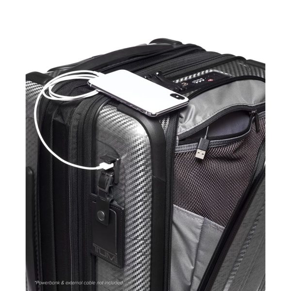 Tumi Tegra-Lite Max International Expandable 4 Wheeled Carry-On t-graphite Harde Koffer