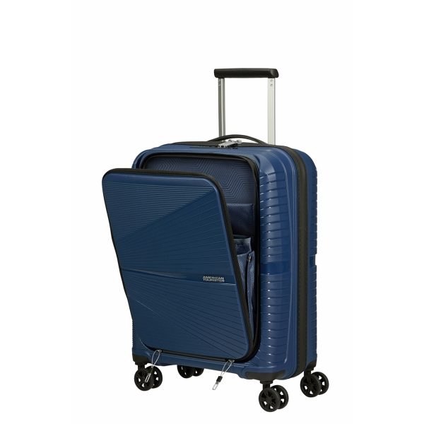 American Tourister Airconic Spinner 55 Neon Frontloader 15.6&apos;&apos; midnight navy Harde Koffer van Polypropyleen