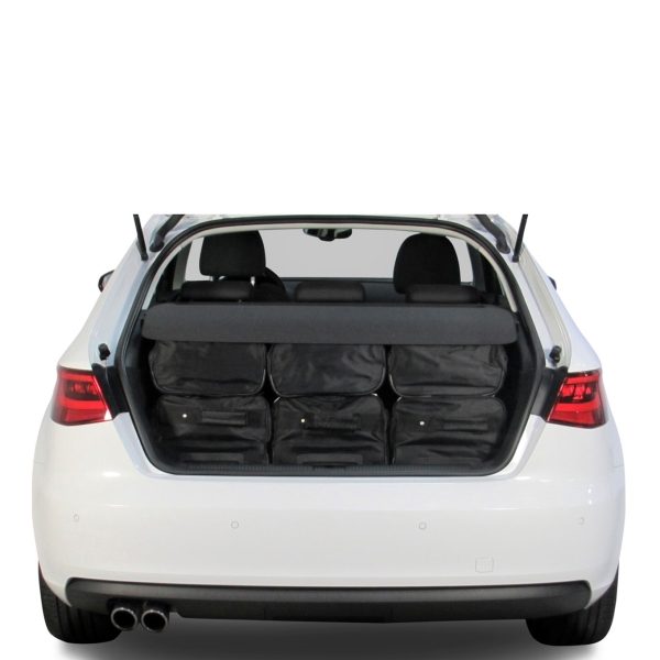 Car-Bags Audi A3 (2012-heden) 6-Delige Reistassenset zwart