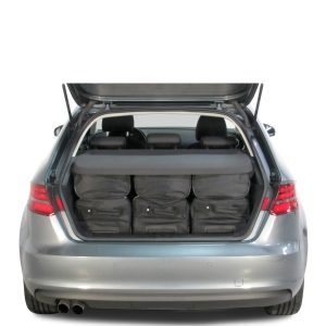 Car-Bags Audi A3 Sportback (2012-heden) 6-Delige Reistassenset zwart