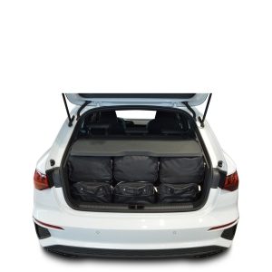 Car-Bags Audi A3 Sportback (2020-heden) 6-Delige Reistassenset zwart