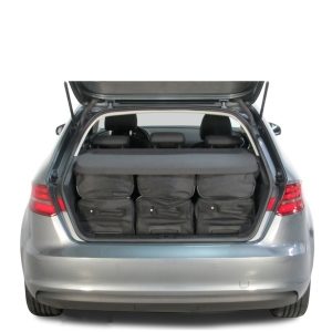 Car-Bags Audi A3 Sportback E-Tron (2014-heden) 6-Delige Reistassenset zwart