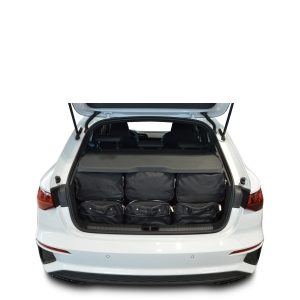Car-Bags Audi A3 Sportback TFSI e PHEV (2020-heden) 6-Delige Reistassenset zwart